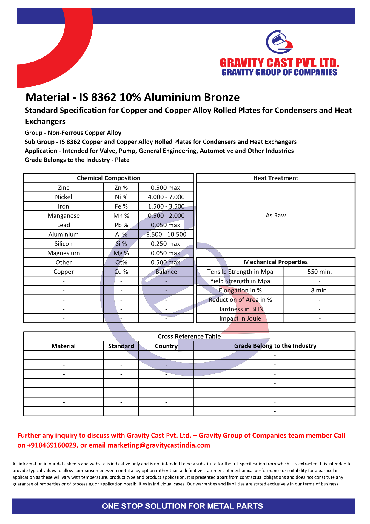 IS 8362 10 Aluminium Bronze.pdf